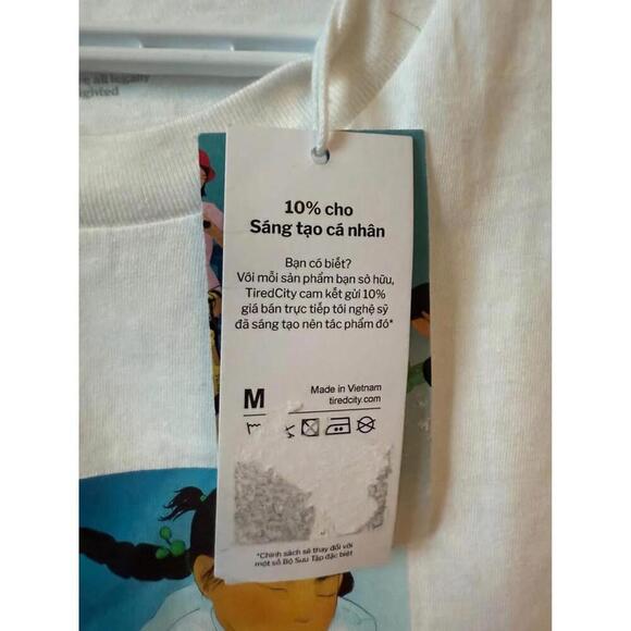 TiredCity Unisex Classic Fit Graphic T-Shirt with Childhood Game Artwork - Picture 4 of 5